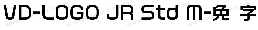 VD-LOGO JR Std M字体转换